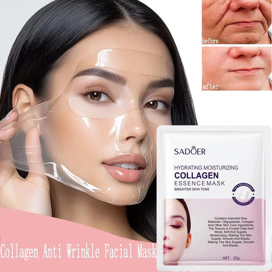 Masque facial anti-rides au collagène – Hydratant illuminateur coréen - Lumiere