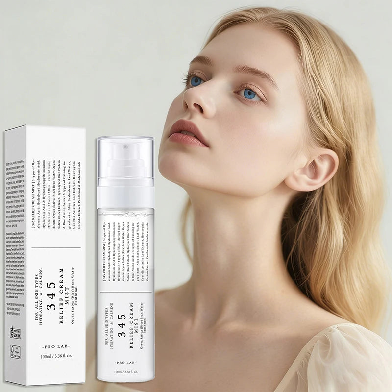 Brand 345 Face Cream Korean Skincare Skin-softening Moisturize FaceCream Gentle Repairing Suitable For Sensitive Skin Face Cream - Lumiere