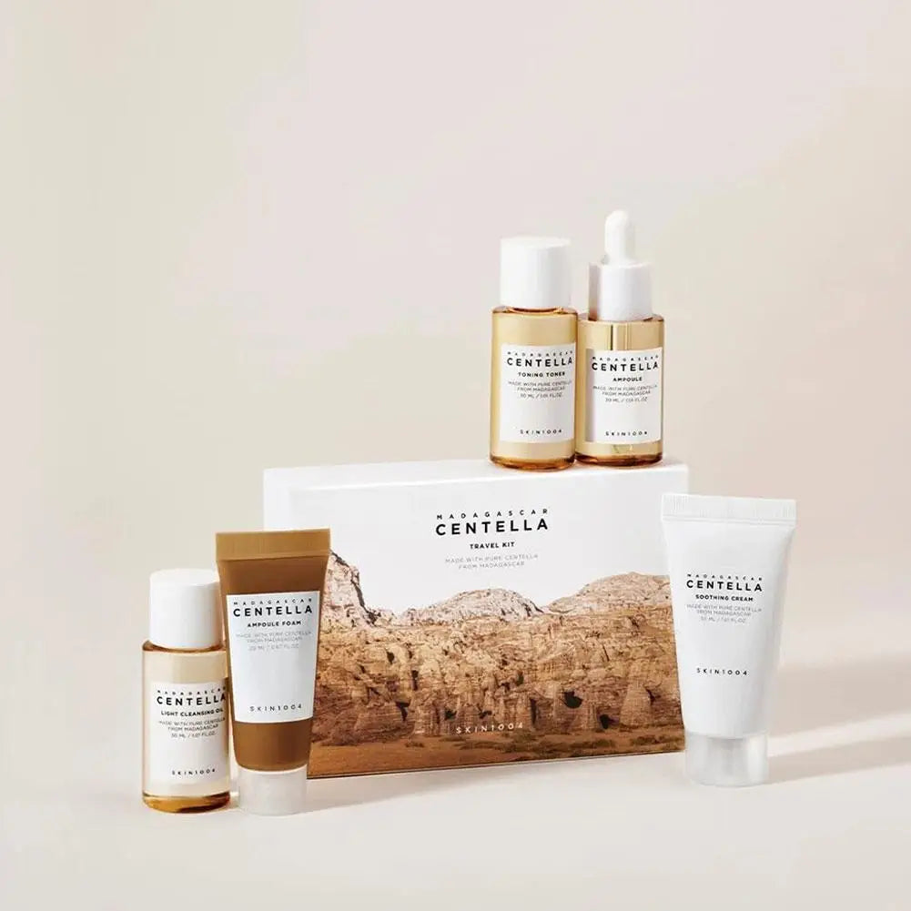 Original Centella Asiatica Travel Kit Redness Moisturising Skin Reduce Dryness Anti Acne Repair Face Damaged Barrier Skin Care - Lumiere