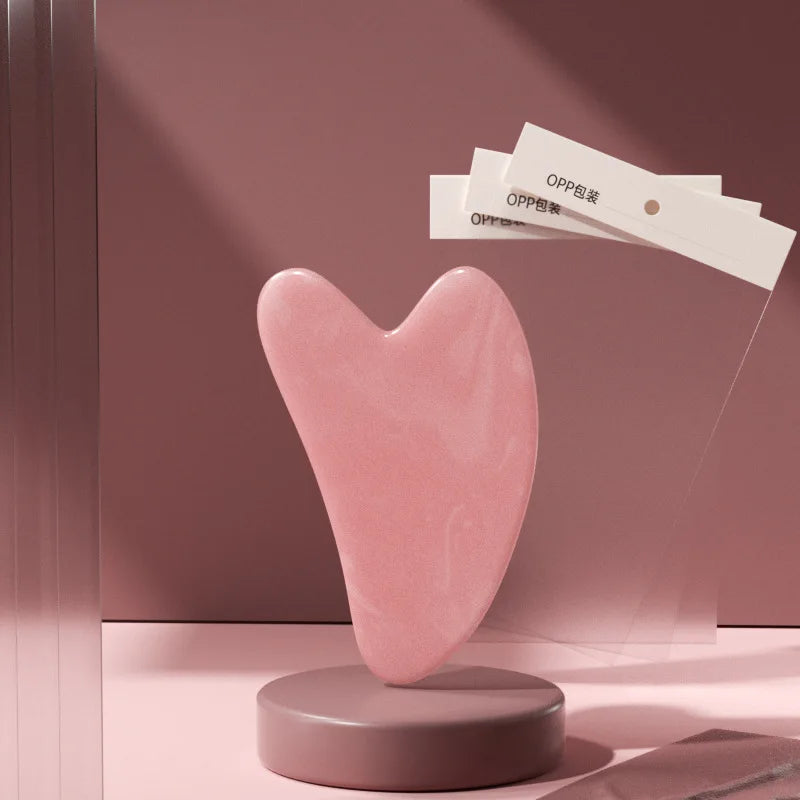 Kit beauté rouleau facial & gua sha – Lifting, anti-rides et soin des yeux - Lumiere