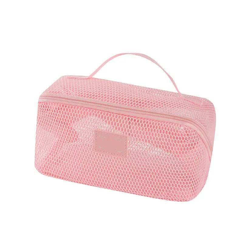 Makeup Organizer Female Toiletry Kit Bag Make Up Case Storage Pouch Vanity Storage, Cosmetic Bag, Organizer Bag For Travel Zip - Lumiere