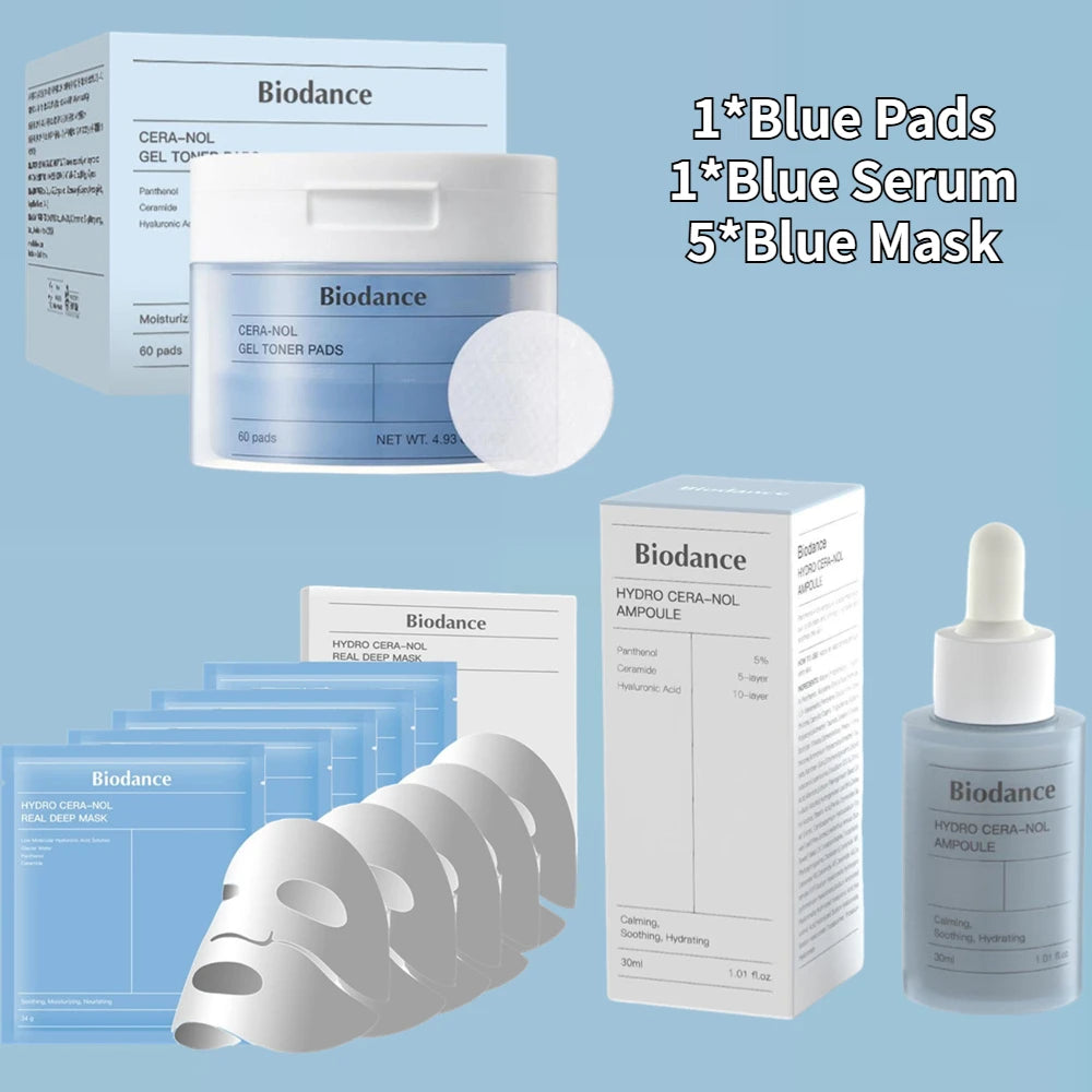 Kit soin Biodance coréen – Pads toniques collagène et masque bio-collagène profond - Lumiere