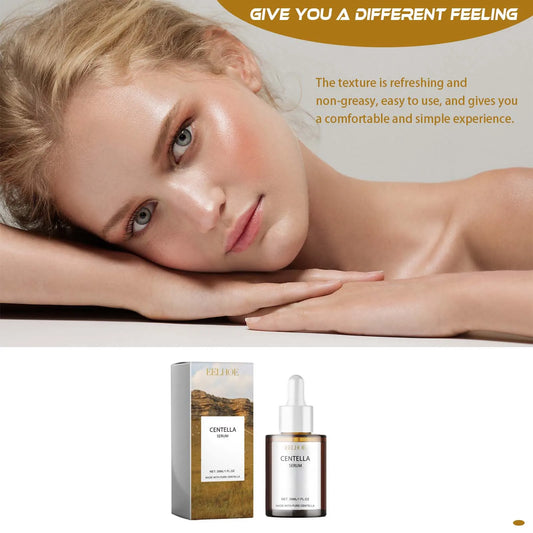 Centella Serum Nourish Improvement Dry Skin Smoothing Tightening Brightening Moisturizing Hyaluronic Acid Face Essence Skin Care - Lumiere