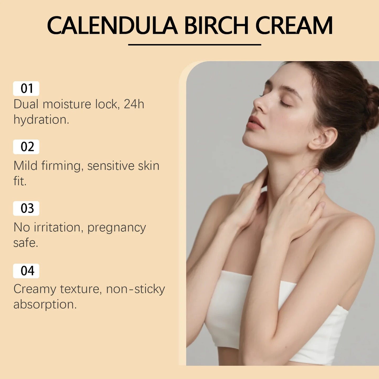 Crème hydratante pour le visage – Texture douce et lisse - Lumiere