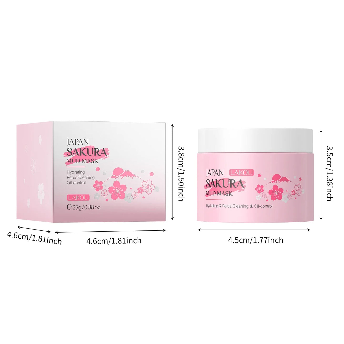 Masque Sakura à la fleur de cerisier – Nettoyant anti-points noirs purifiant - Lumiere