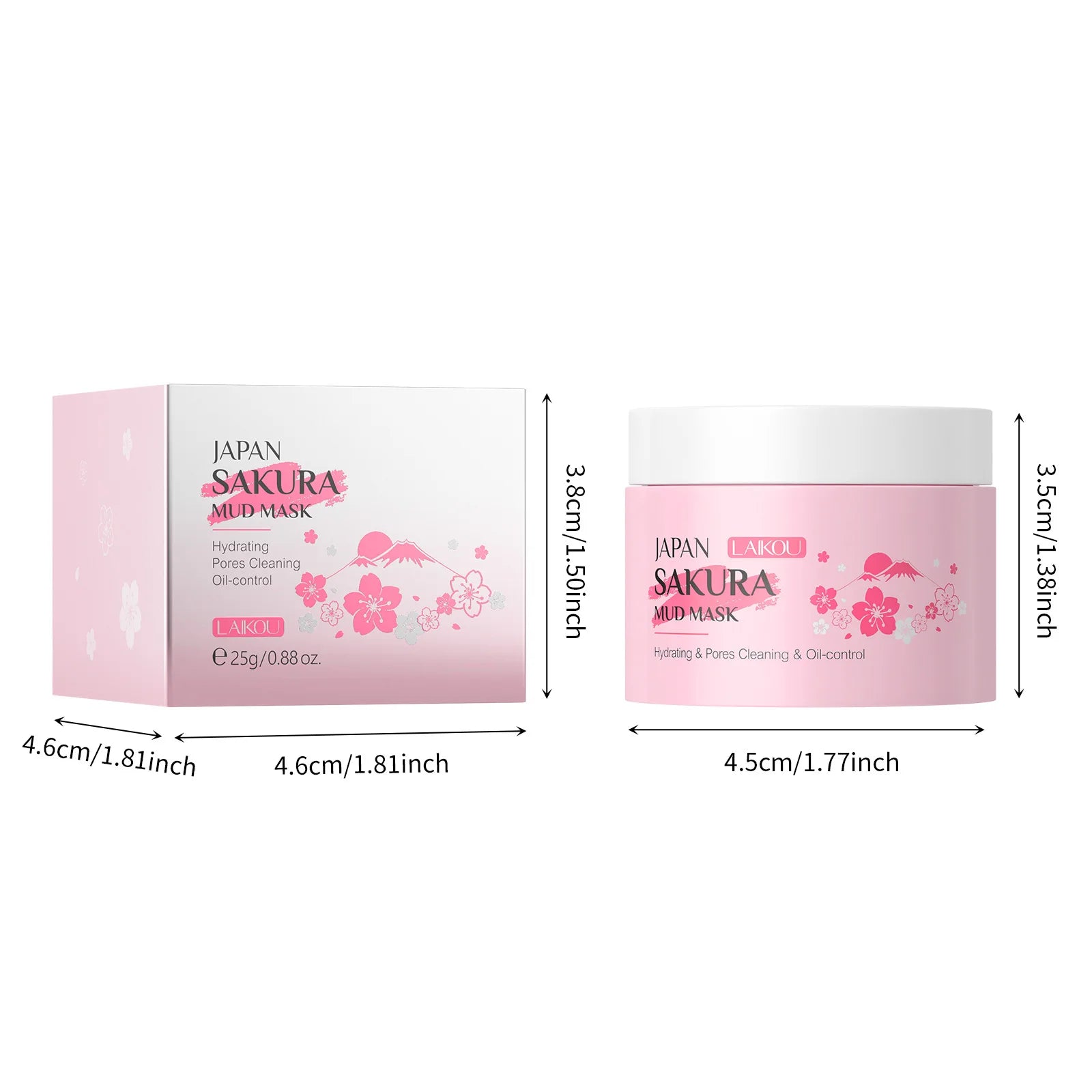 Masque Sakura à la fleur de cerisier – Nettoyant anti-points noirs purifiant - Lumiere