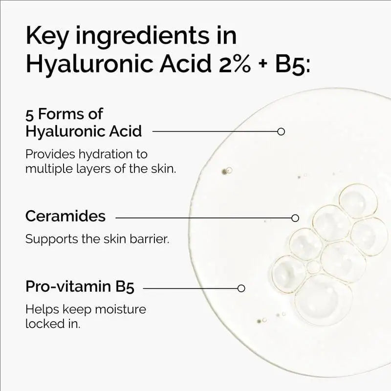 Sérum acide hyaluronique hydratant aux céramides anti-rides - Lumiere