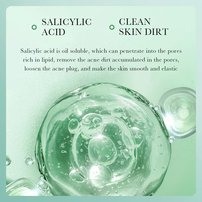 BIOAQUA Salicylic Acid Facial Cleanser Acne Treatment Moisturizing Oil Control skincare Face Wash Foam Face Cleanser Skin Care - Lumiere