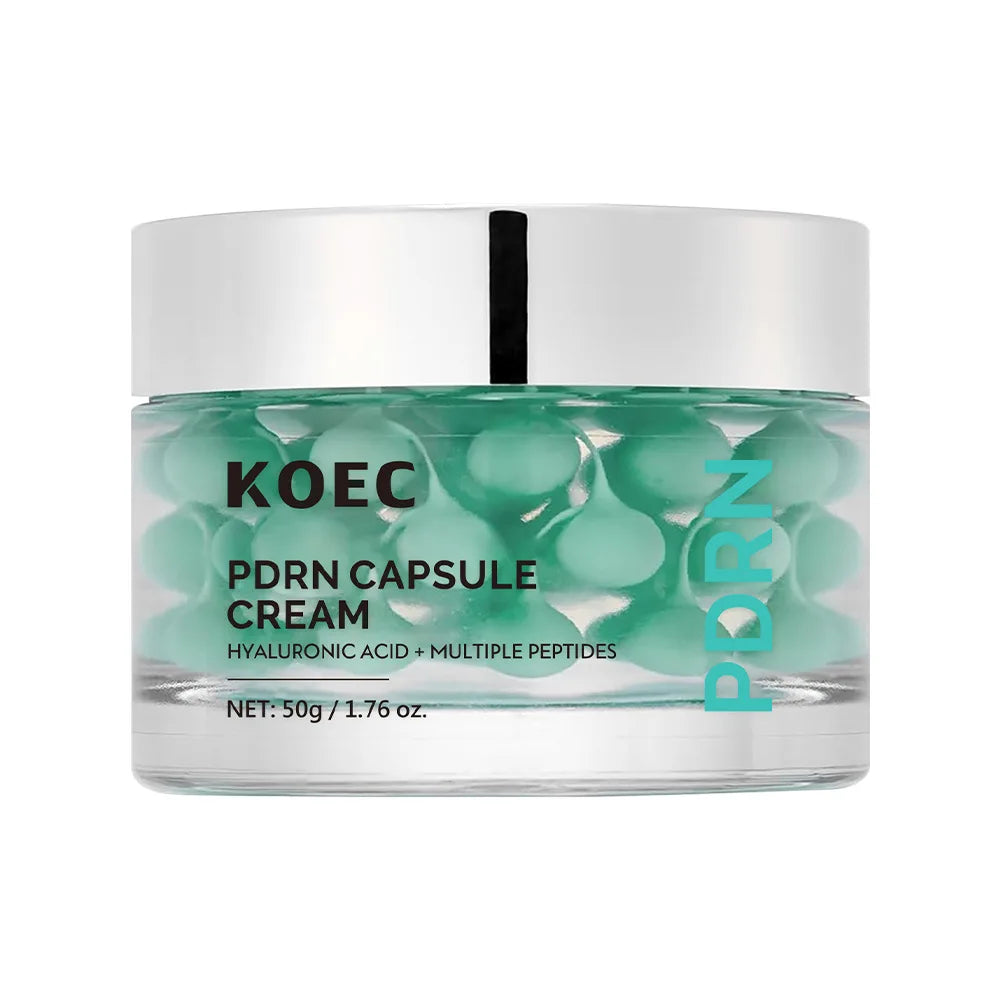 50g KOEC Hyaluronic Acid Multi Peptides PDRN Capsule Cream Hydrating Rejuvenating Anti-Aging Boost Vitality Ginseng Root Extract - Lumiere