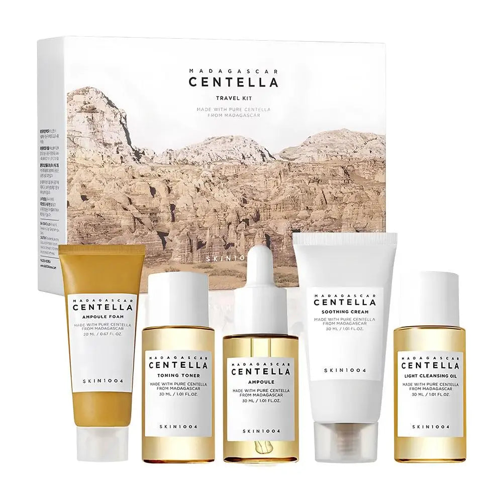 Original Centella Asiatica Travel Kit Redness Moisturising Skin Reduce Dryness Anti Acne Repair Face Damaged Barrier Skin Care - Lumiere