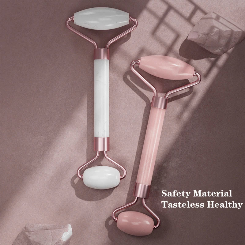 Kit beauté rouleau facial & gua sha – Lifting, anti-rides et soin des yeux - Lumiere