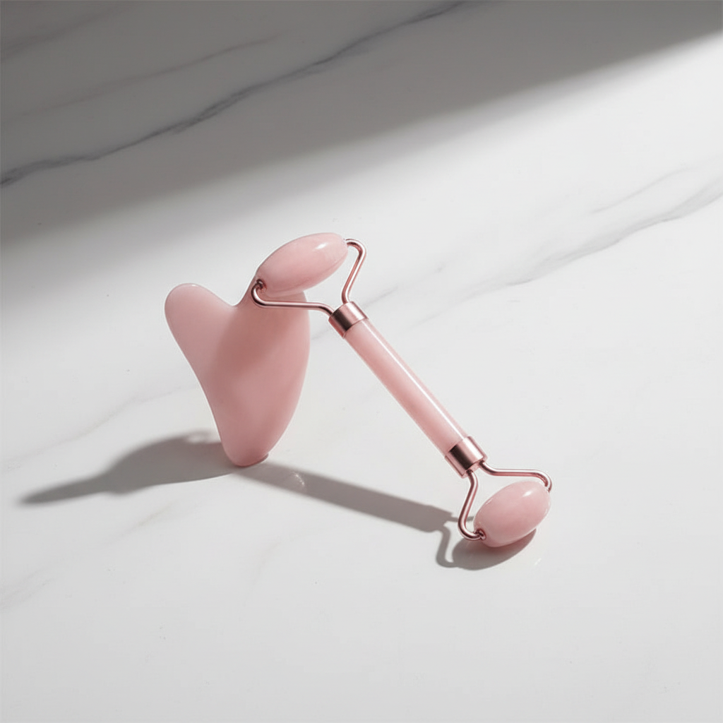 Kit rouleau facial et gua sha